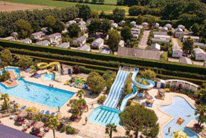outdoor swimming pools at Le P'tit Bois Brittany
