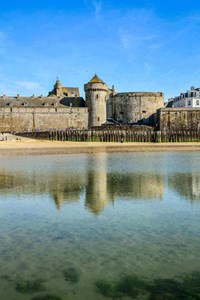 st malo history museum fort national blue sky